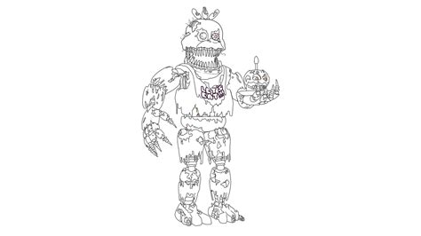 Nightmare Chica in Progress. by J04C0 on DeviantArt