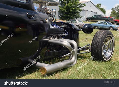 Low Hot Rod Open Exhaust Stock Photo 4036444 : Shutterstock