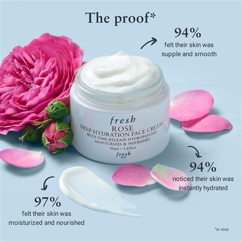 Rose & Hyaluronic Acid Deep Hydration Moisturizer - Fresh | Sephora