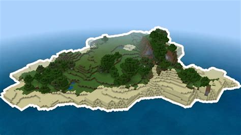 Big Survival Island Seed Minecraft Pe Bedrock Seeds