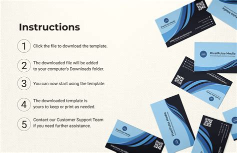 Free Customizable Business Card Template - Download in Word | Template.net