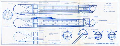 Star Trek Blueprints: General Plans: Constitution Class: U.S.S. Enterprise