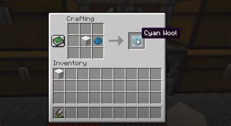 How To Make Cyan Wool: Minecraft Recipe