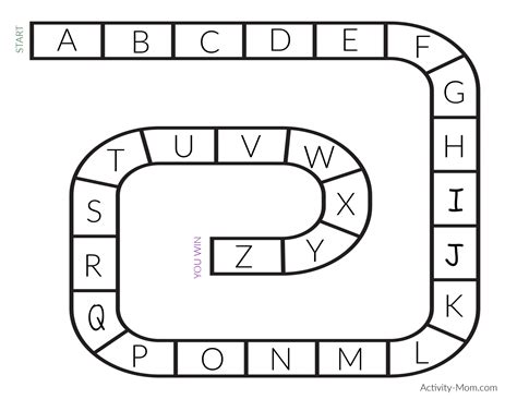 Free Printable Alphabet Board Games - Printable Templates