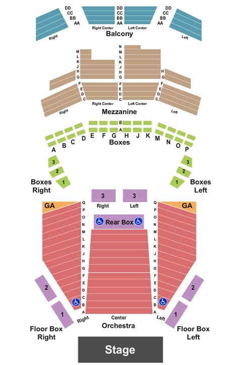 Aztec Theatre Seating Chart | Elcho Table