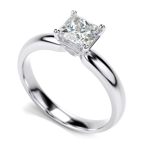 Princess Cut Solitaire Engagement Rings | www.pixshark.com - Images ...