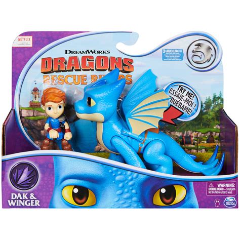 Dreamworks Dragons Rescue Riders - Winger & Dak – Animal Kingdoms Toy Store