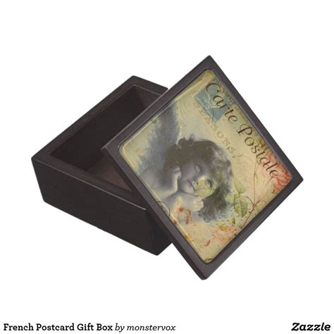 French Postcard Gift Box | Zazzle | French postcard, Gifts, Postcard