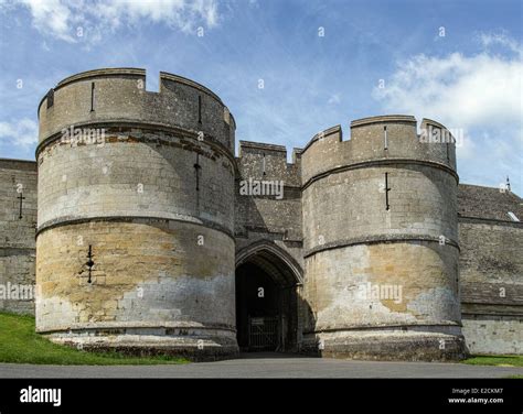 Rockingham castle Stock Photo - Alamy