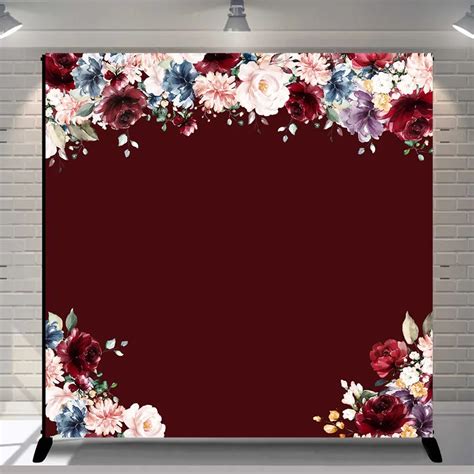 Burgundy Wedding Background