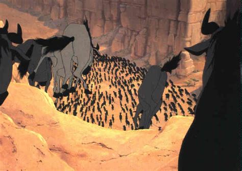 The Lion King wildebeest stampede by Walt Disney Studios on artnet