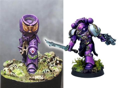 A ramble: on the topic of purple Space Marines » Warhamateur