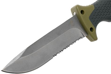 Gerber Ultimate Survival Fixed Blade 30-001830 Serrated Edge survival ...