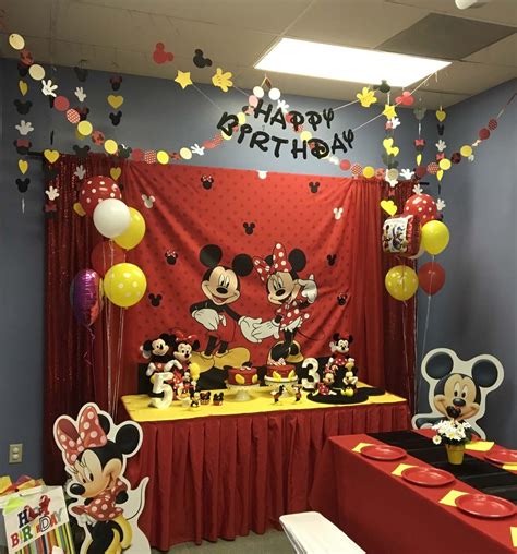 Mickey And Minnie Mouse Party Ideas