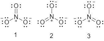 How many resonance forms can be written for the nitrate ion NO 3 ?A. 2B ...