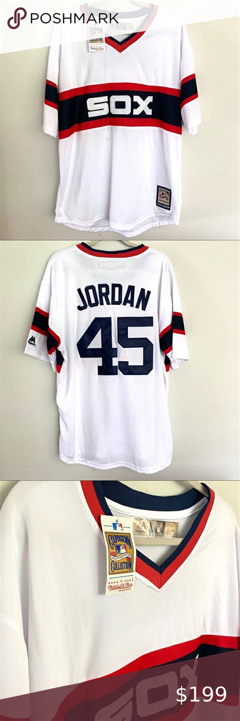 Michael Jordan Baseball Jersey White Sox #45 MLB | Michael jordan ...