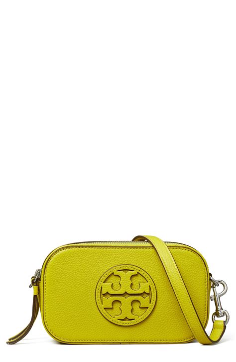 Tory Burch Mini Miller Crossbody Bag in Green | Lyst