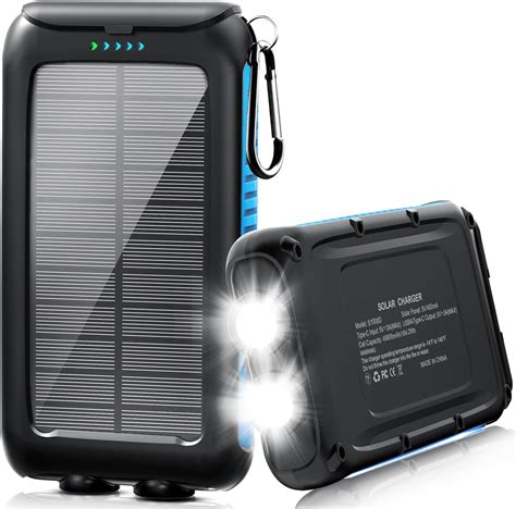 Amazon.com: Kepswin Solar-Charger-Power-Bank-49800mAh Portable Solar ...