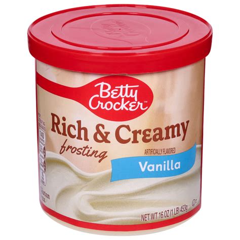 Save on Betty Crocker Rich & Creamy Frosting Vanilla Order Online ...