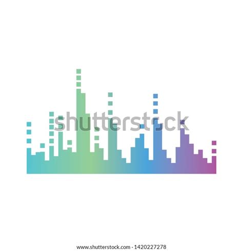 Abstract Sound Wave Vector Icon Illustration Stock Vector (Royalty Free ...