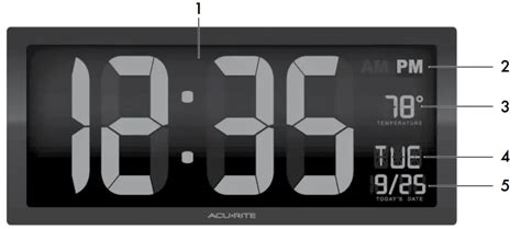 ACURITE Digital Clock Instruction Manual