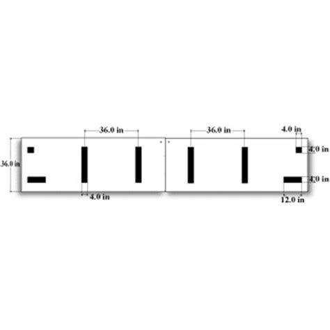 Football Field Hash Marks Stencil, Pro Grade, Reusable Maxi Thick ...