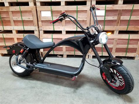 NEW 2000W 60V 20AH Electric Fat Wide Tire Scooter Chopper Harley Style ...