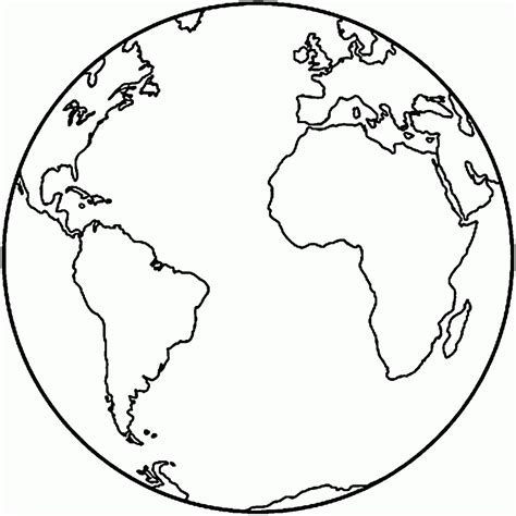 Globe Map Coloring Page / Dltk Coloring Pages World Map - Coloring Home ...