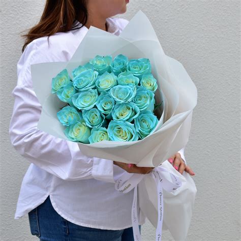 Tiffany Blue Rose Bouquet | Flower Station