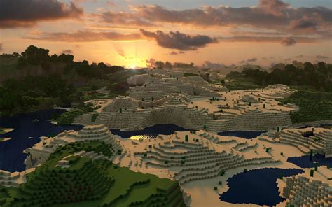 minecraft, Sunset Wallpapers HD / Desktop and Mobile Backgrounds