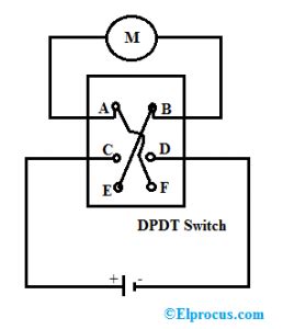 DPDT Switch : Circuit, Working, Advantages & Its Applications