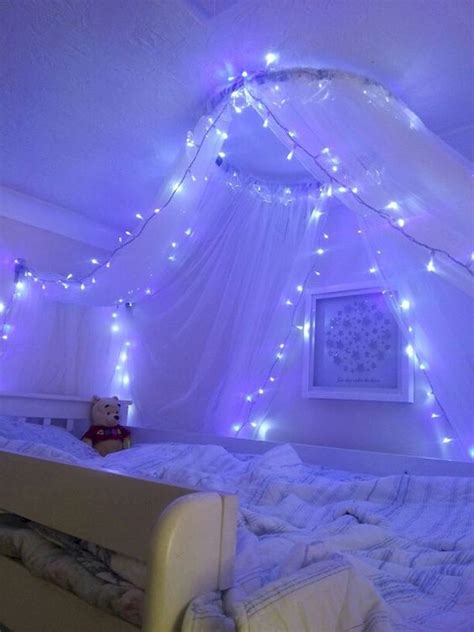 30 Beautiful DIY Bedroom Fairy Lights | Teen bedroom decor, Bedroom ...