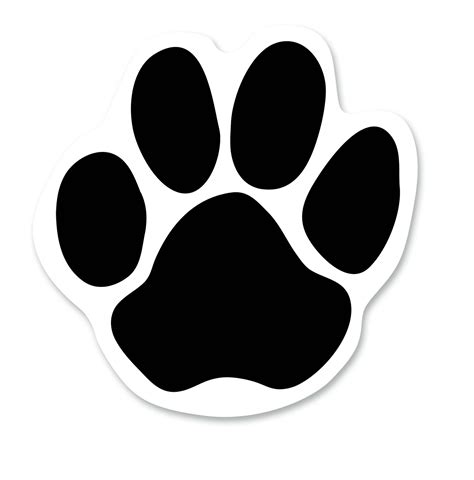 Puppy Paw Print Outline - ClipArt Best