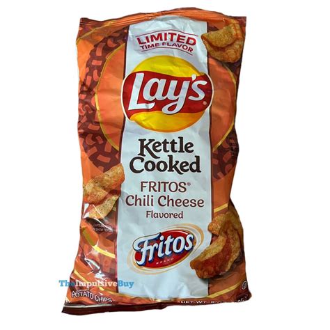 REVIEW: Lay's Kettle Cooked Fritos Chili Cheese Potato Chips - the ...