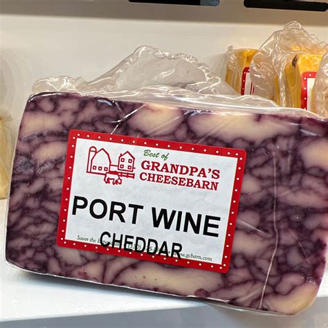 Port Wine Cheddar Cheese