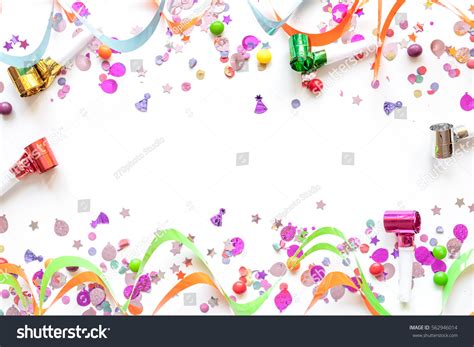 Concept Birthday Party On White Background Stock Photo 562946014 ...