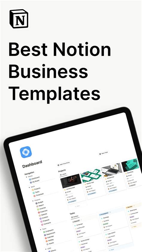 16 Best Notion Business Templates Free and Paid | Business template ...