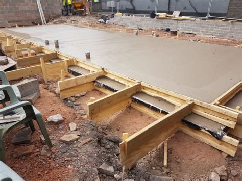 Raft foundation construction, Newport - Signature: Sean Horler