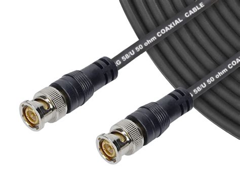 BBC01 50 ohm BNC Coaxial-RF Cable - BNC to BNC - PropAudio