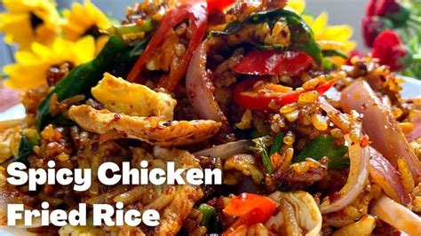 NASI GORENG AYAM PEDAS 🌶️ (Spicy Chicken Fried Rice) | Su's Cookbook ...