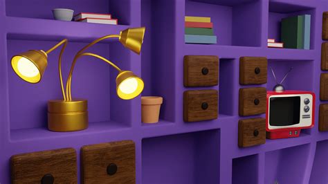 Hey Arnold's bedroom 3D on Behance