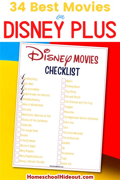 The Best Movies on Disney Plus - Homeschool Hideout