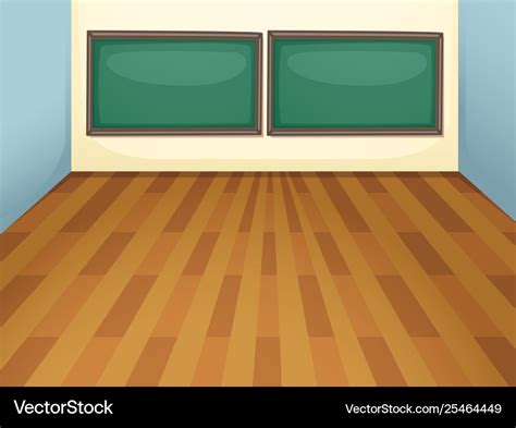 An empty classroom at school Royalty Free Vector Image