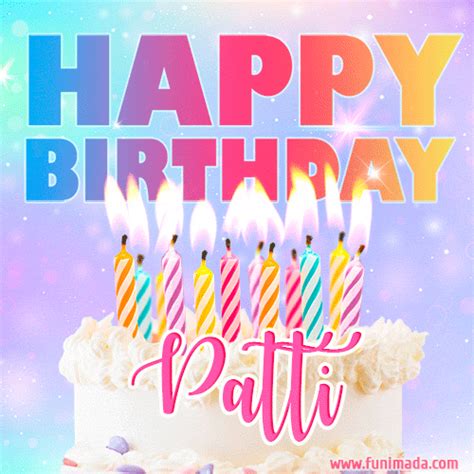 Happy Birthday Patti GIFs - Download on Funimada.com