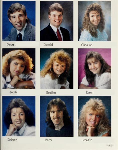 1989 yearbook photo : r/80s