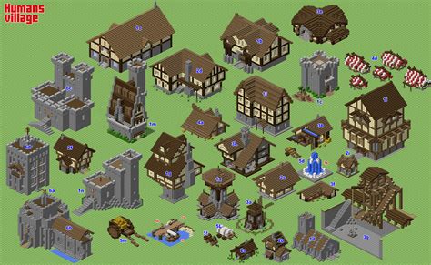 Minecraft taiga village buildings