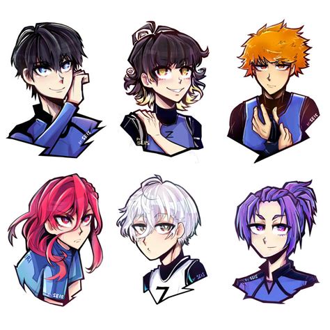 some Blue Lock characters by Seis-art on DeviantArt