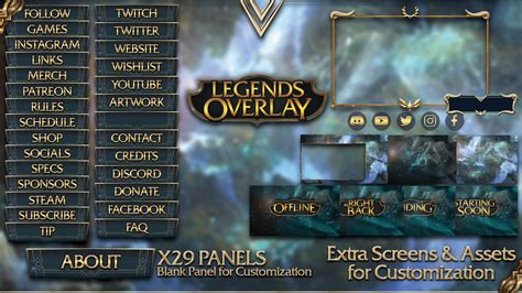 League of Legends Twitch Overlays :: Behance