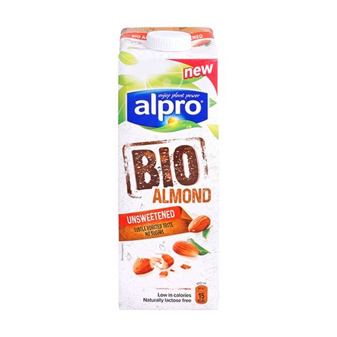 Buy Alpro Organic Almond Milk Unsweetened - 1L Online @ AED19.84 from ...