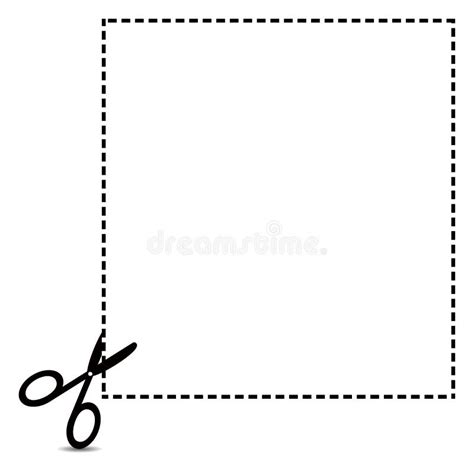 Coupon Clipping Outline stock vector. Illustration of market - 41443062